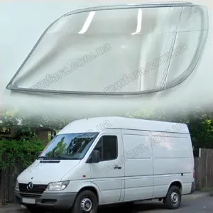 Скло фари Mercedes Sprinter W901 W902 W903 W904 W905 (2000–2006) рестайл