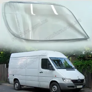 Стекло фары Mercedes Sprinter W901 W902 W903 W904 W905 (2000–2006) рестайл