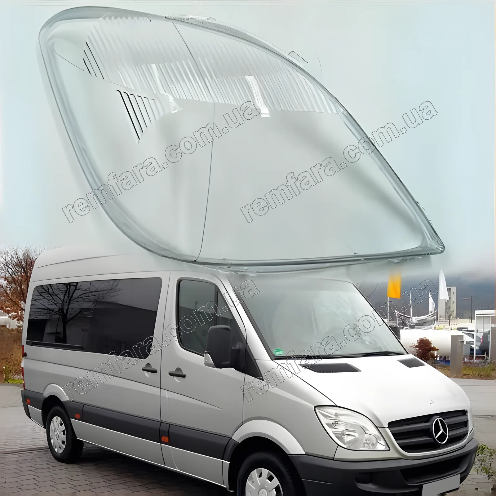 Стекло фары Mercedes Sprinter W906 (2006–2013)