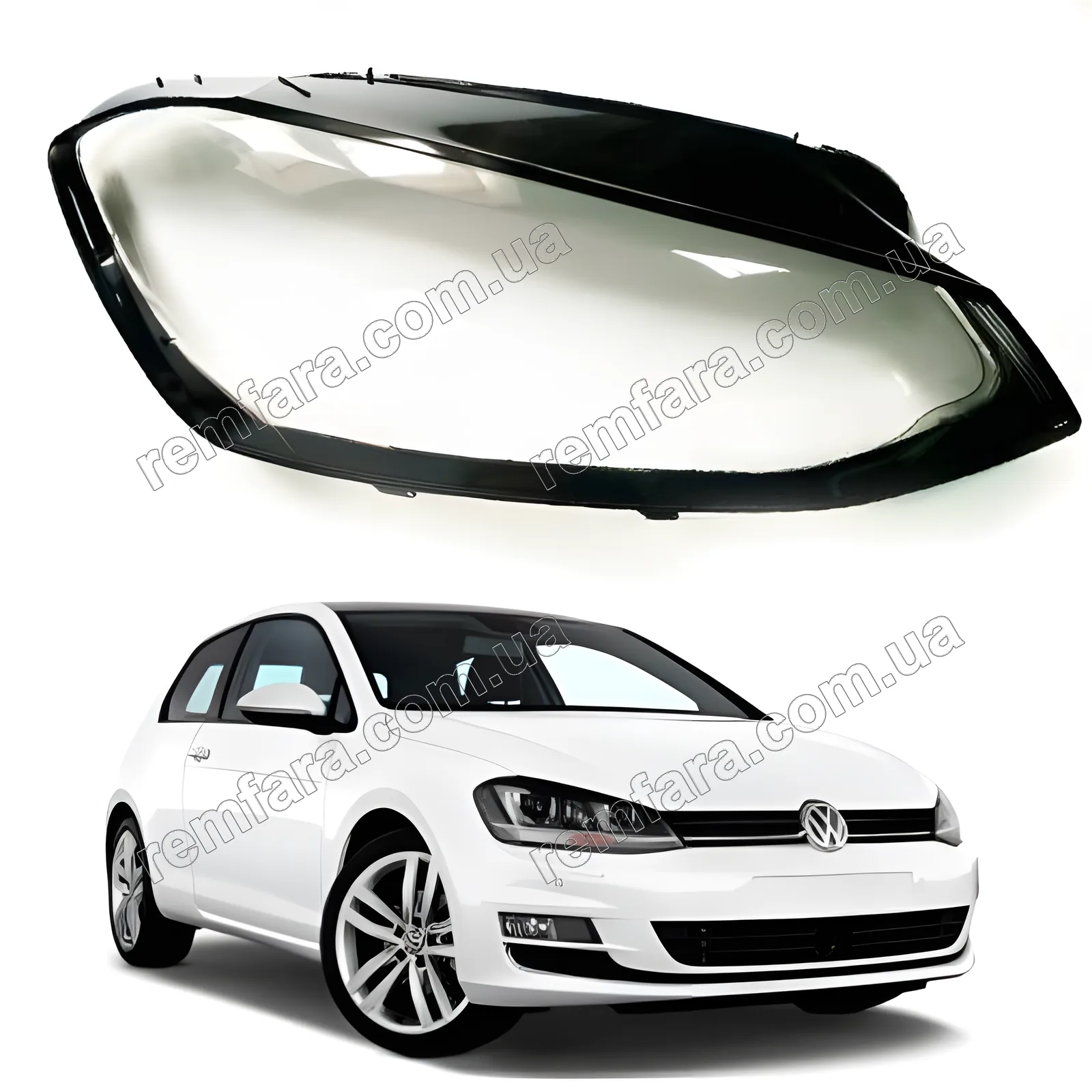 Стекло фары Volkswagen Golf VII (5G, BA, BE) (2012–2017)