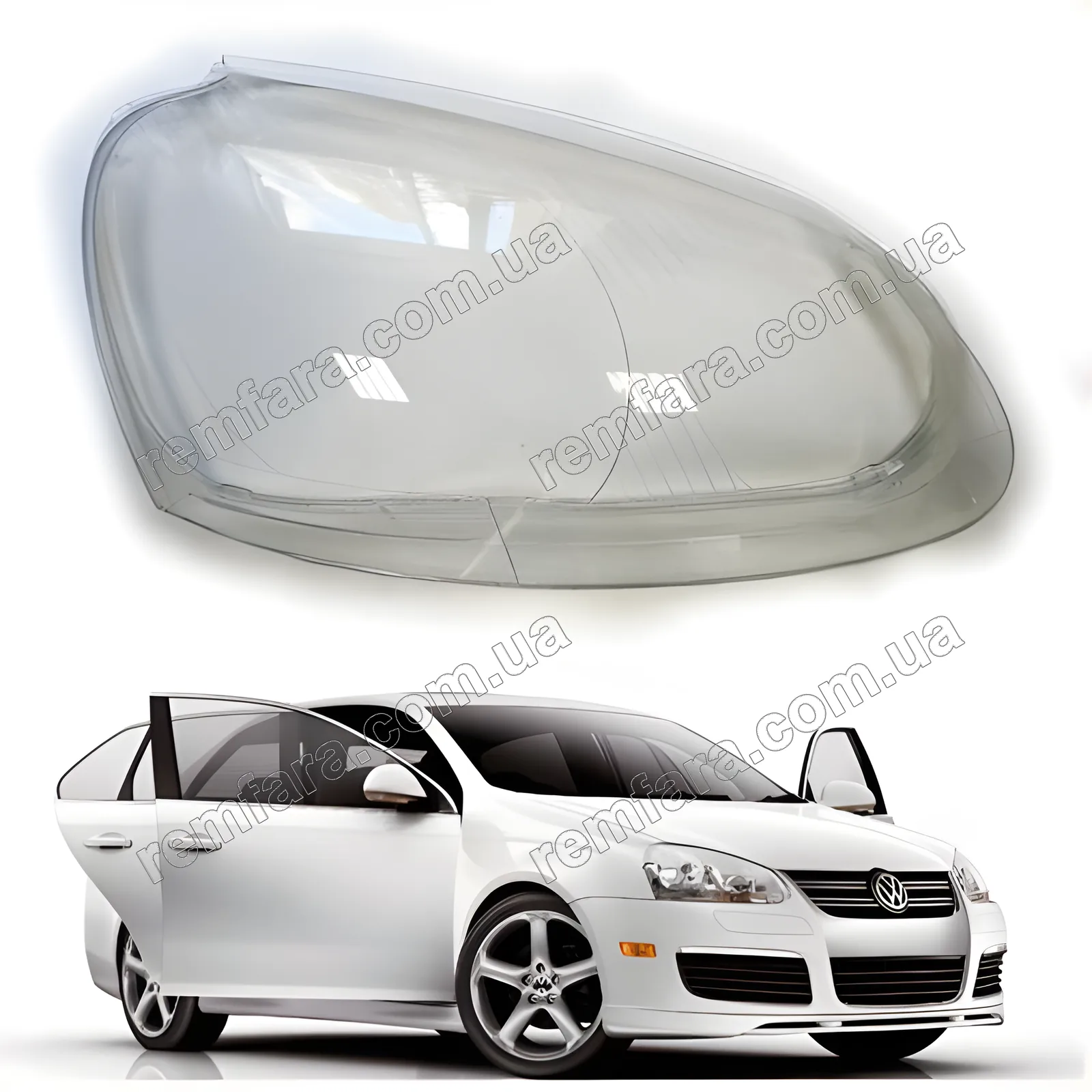 Стекло фары Volkswagen Golf V (2003–2011)