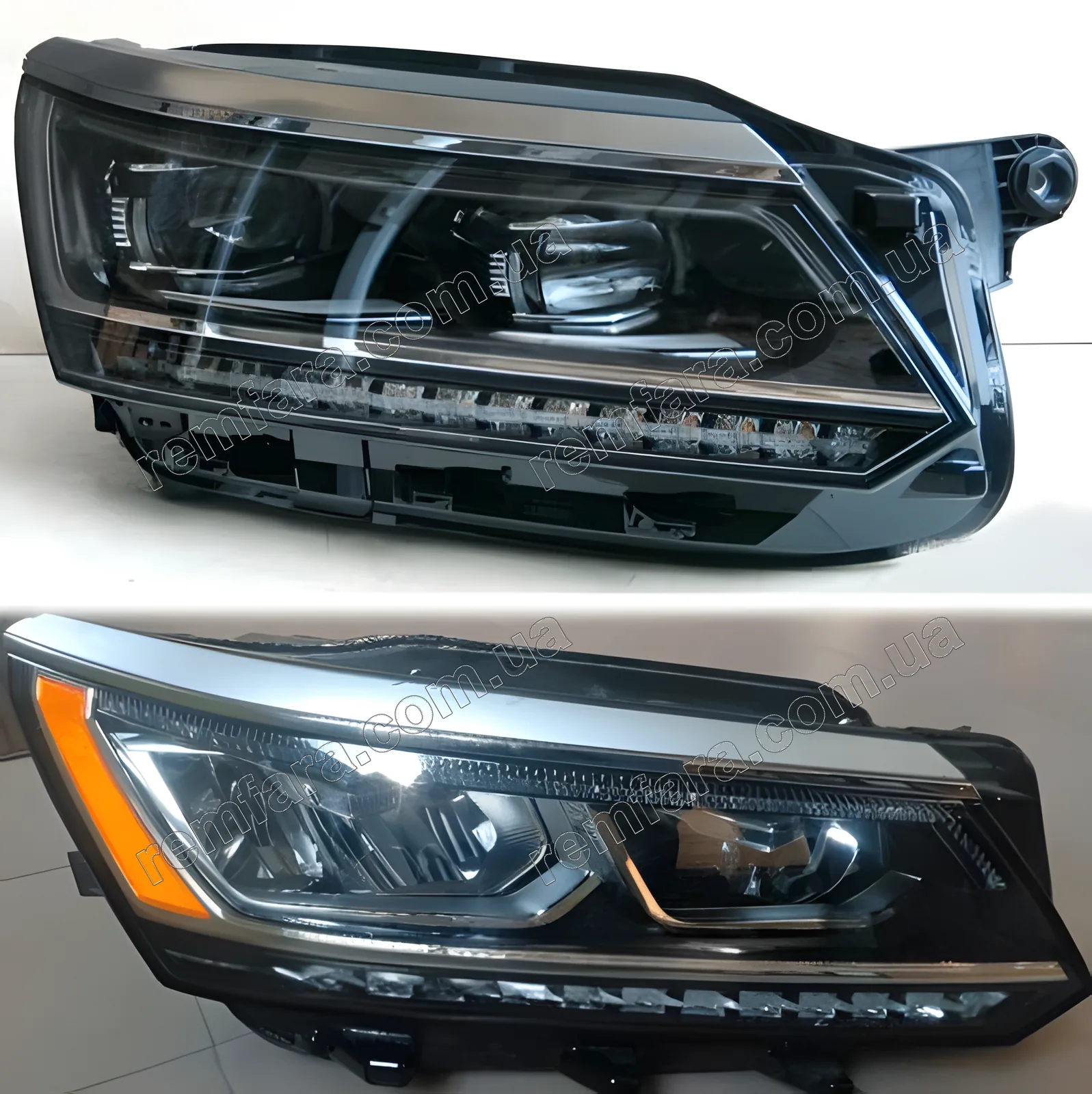 Скло фари Volkswagen Passat NMS B8 USA Halogen LOW version (2015–2018), фото 2