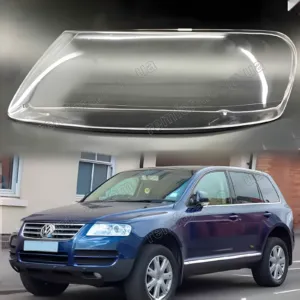Скло фари Volkswagen Touareg 1 (2002–2005) Дорестайл