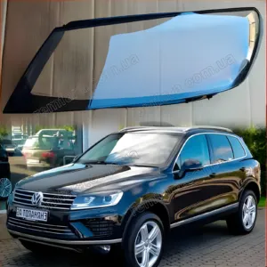 Скло фари Volkswagen Touareg (2014–2019) Orig Рестайл