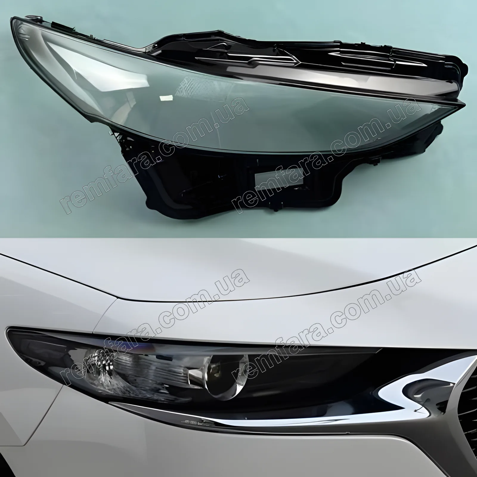 Стекло фары Mazda 3 BP (2014–2025) IV