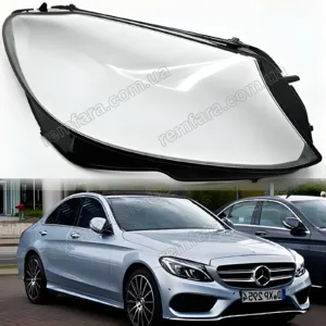 Стекло фары Mercedes C Class W205 (2018–2021) рестайл