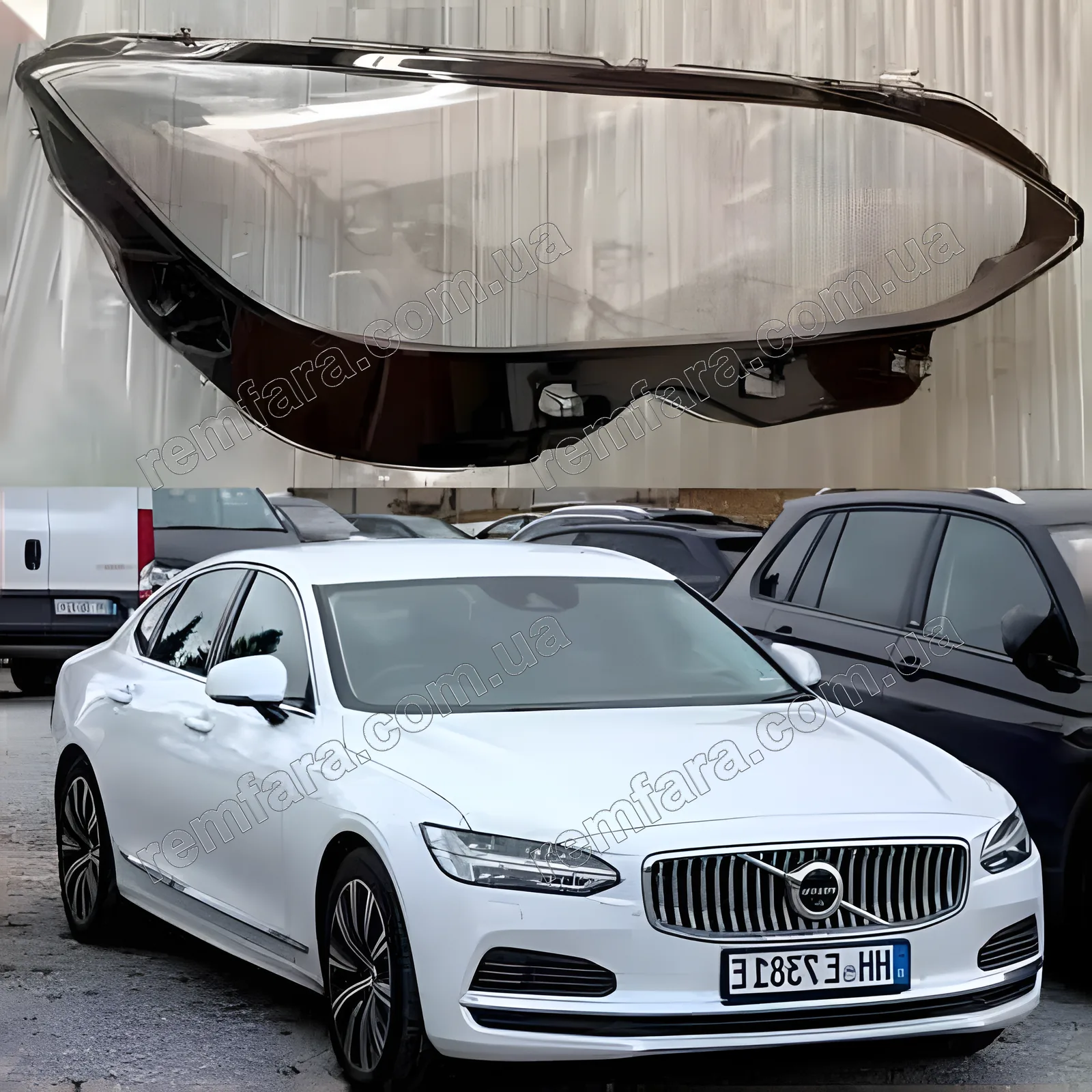 Стекло фары Volvo S90 V90 (2016–2025) 2 поколение
