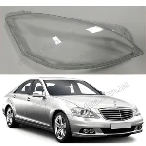 Стекло фары Mercedes S-Class W221 (2009–2013) рестайл