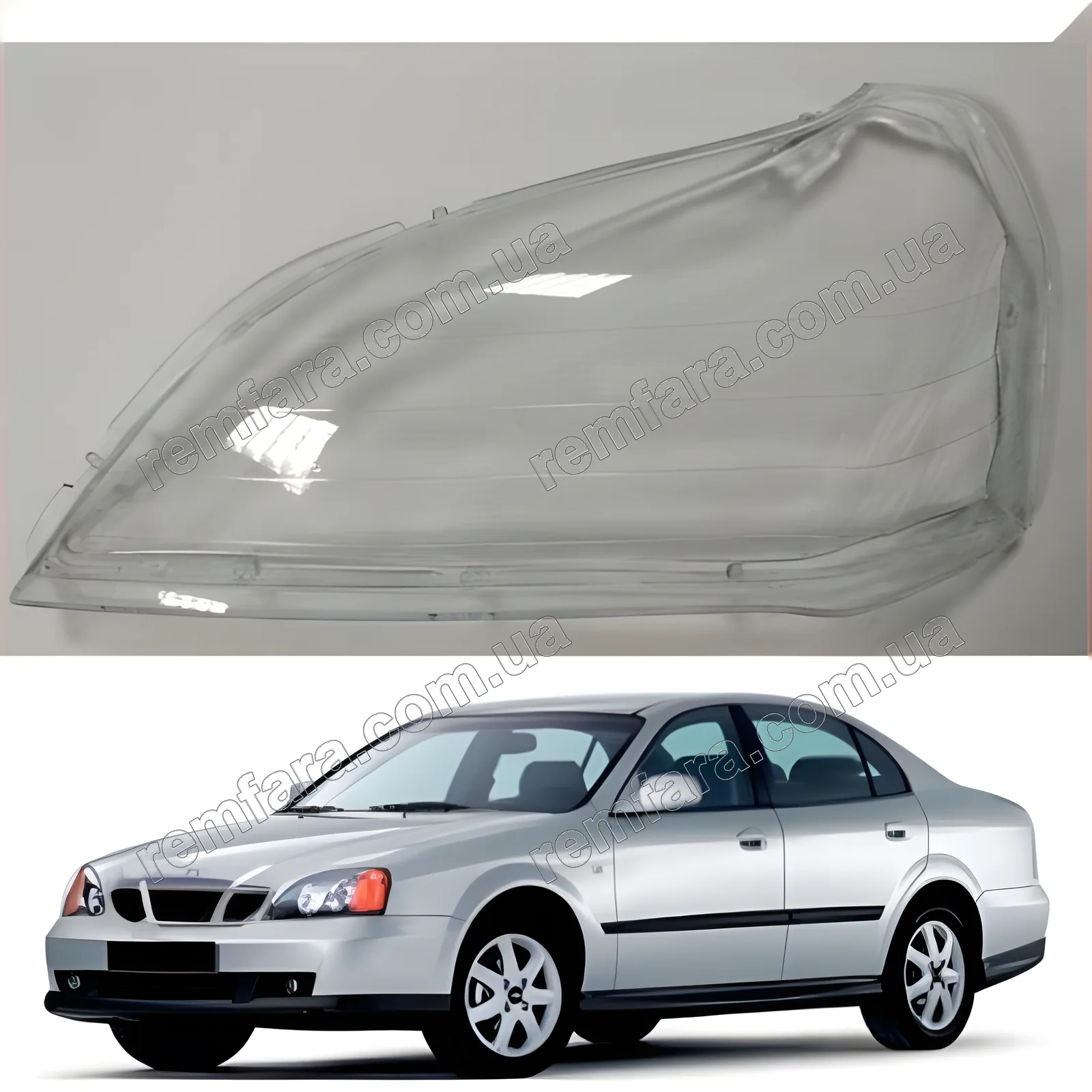 Скло фари Chevrolet Epika, Evanda V200 (2003–2006)