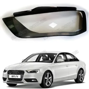 Скло фари Audi A4 / S4 (B8) Allroad (2011–2015) рестайл