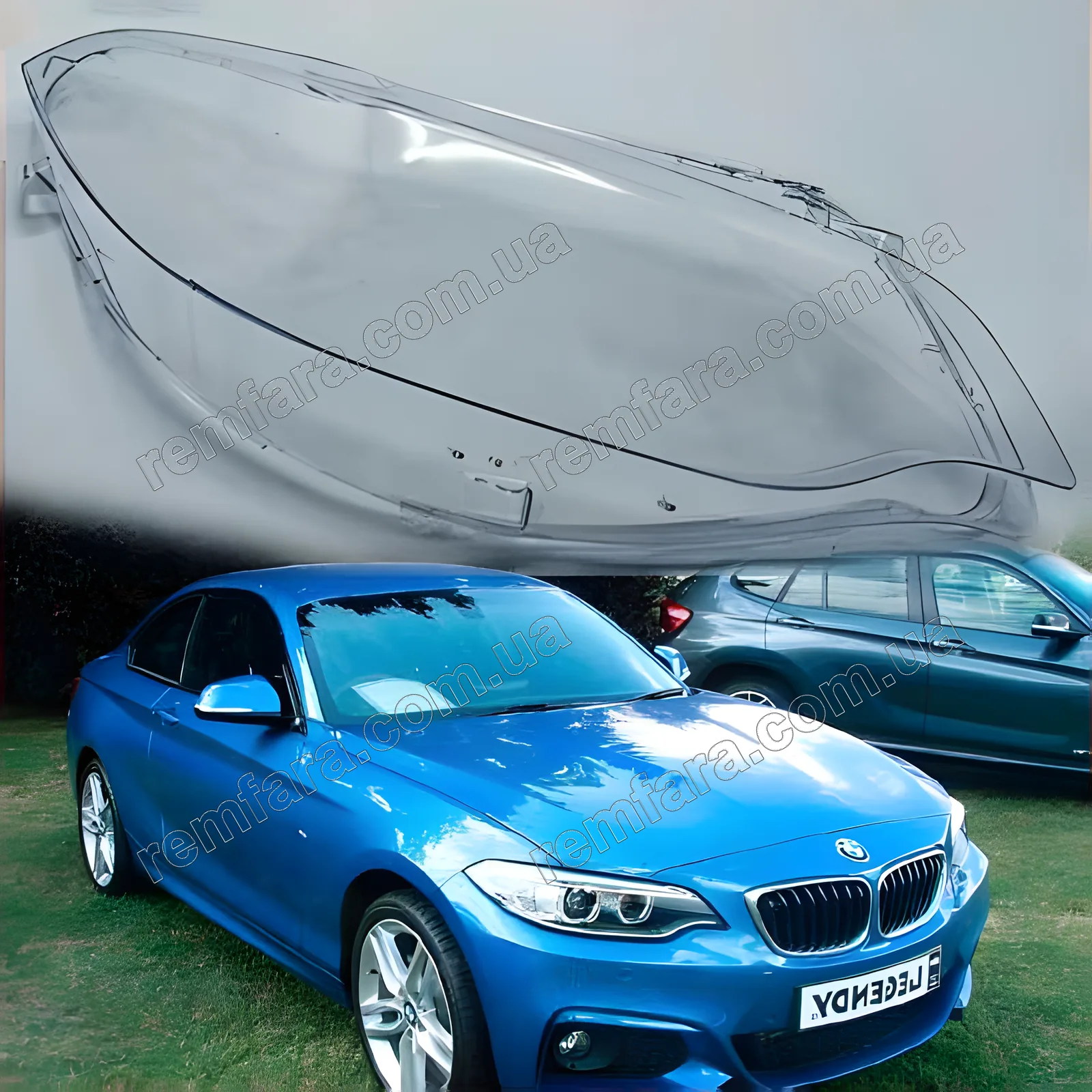 Стекло фары BMW 2 F22 F23 (2014–2021)
