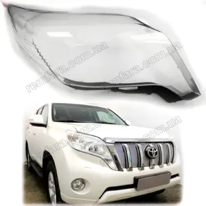 Стекло фары Toyota Land Cruiser Prado 150 (2013–2017) рестайл