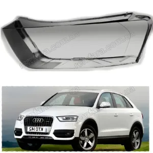 Скло фари Audi Q3 (2010–2015) Дорестайл