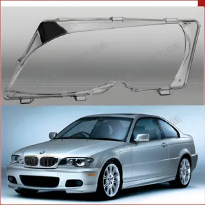 Скло фари BMW 3 E46 (2001–2006) рестайл