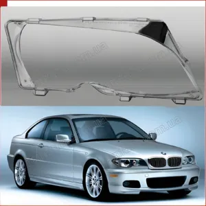 Стекло фары BMW 3 E46 (2001–2006) рестайл