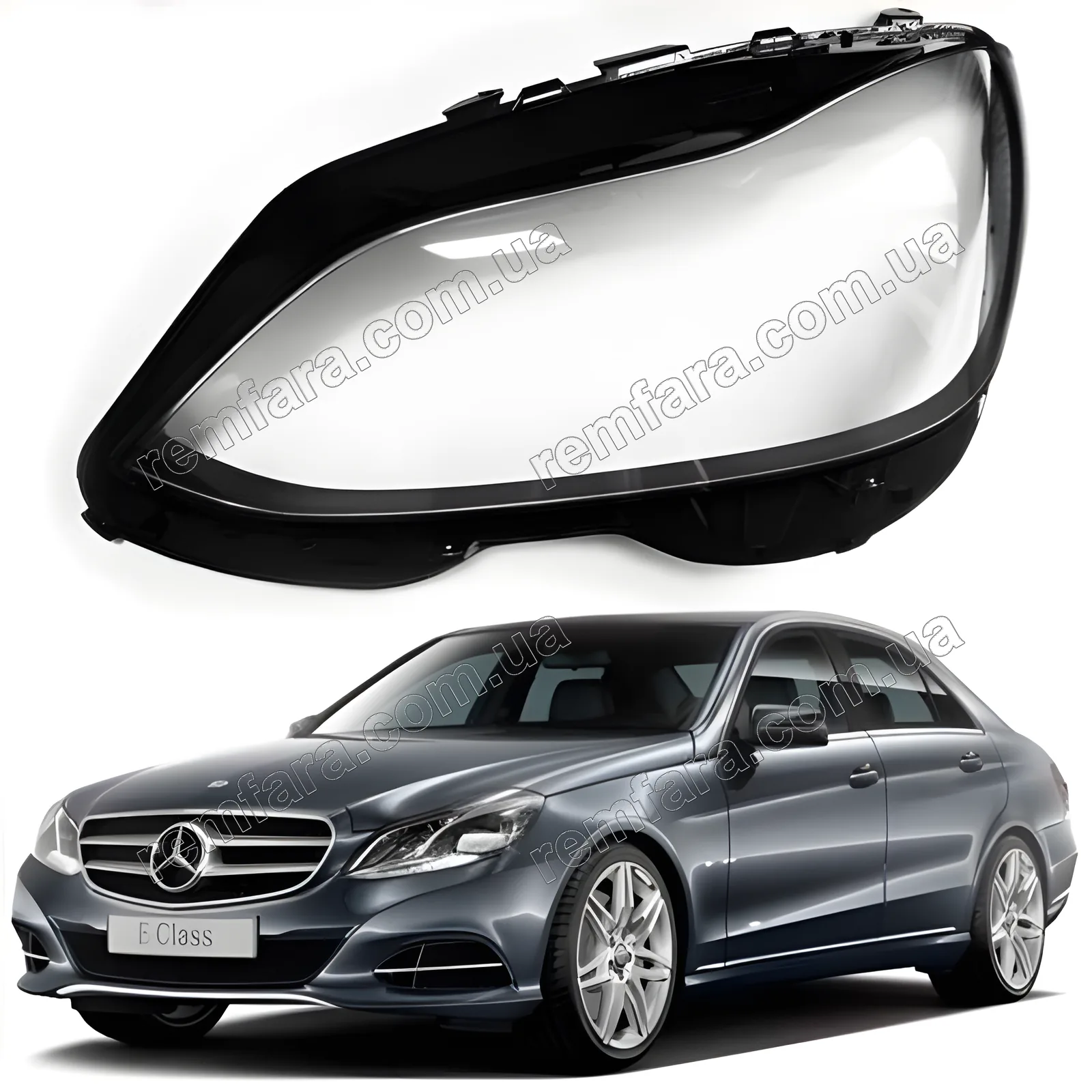 Скло фари Mercedes W212 (2013–2016) рестайл