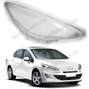 Стекло фары Peugeot 308 (2007–2011) Дорестайл