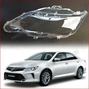 Скло фари Toyota Camry 55 (2014–2017) рестайл