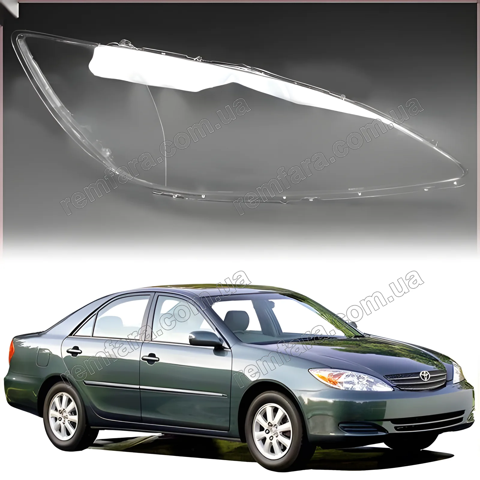 Стекло фары Toyota Camry V (XV30) (2001–2004) Дорестайл