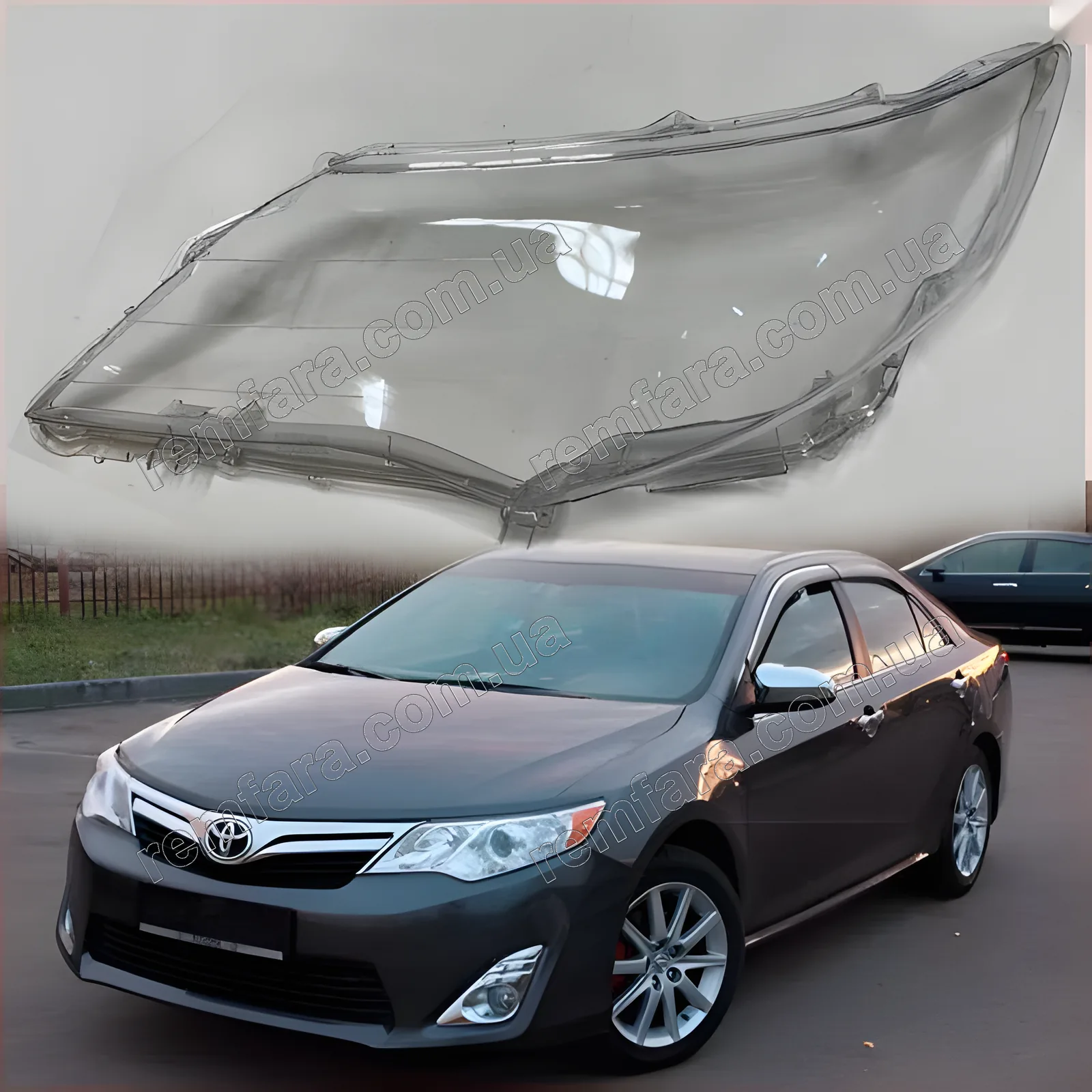 Скло фари Toyota Camry 50 / 55 (2011–2014) USA