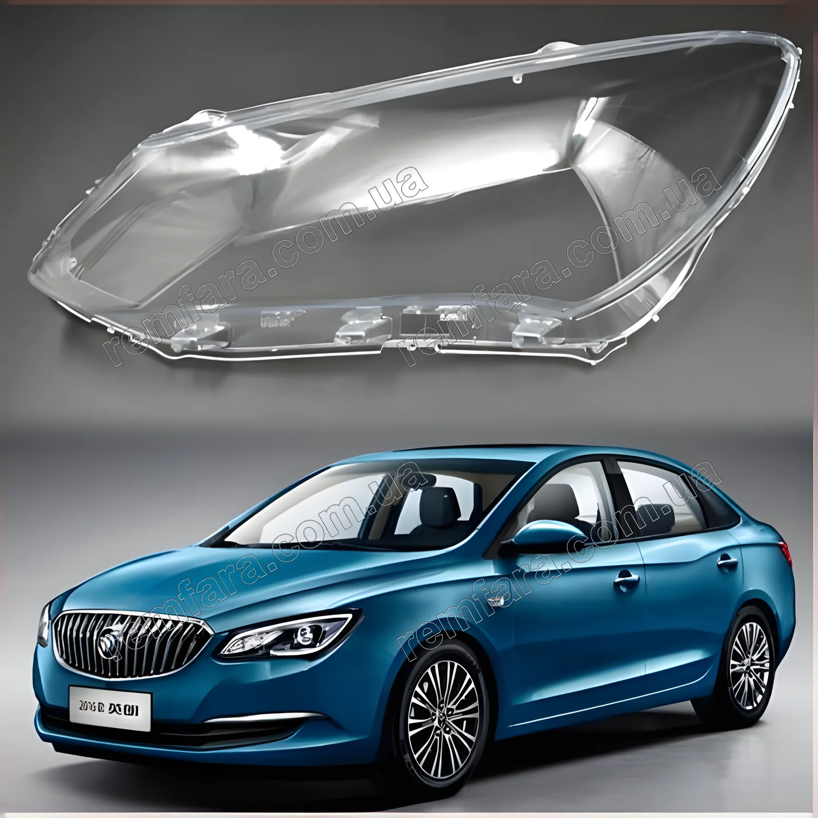Скло фари Buick Excelle XT 2015–2017