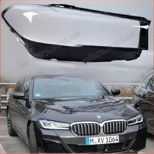 Стекло фары BMW 5 G30 G31 (2020–2023) 2 рестайл