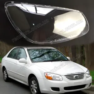 Стекло фары KIA Spectra 2 LD (2006–2009) Рестайл