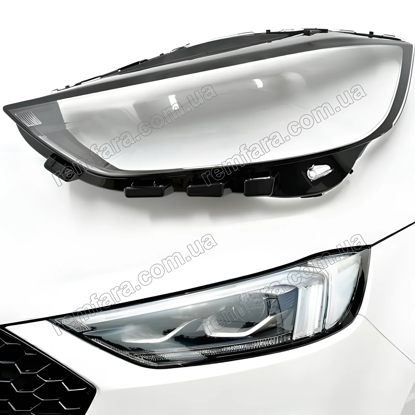 Скло фари Ford Edge (2018–2024) рестайл