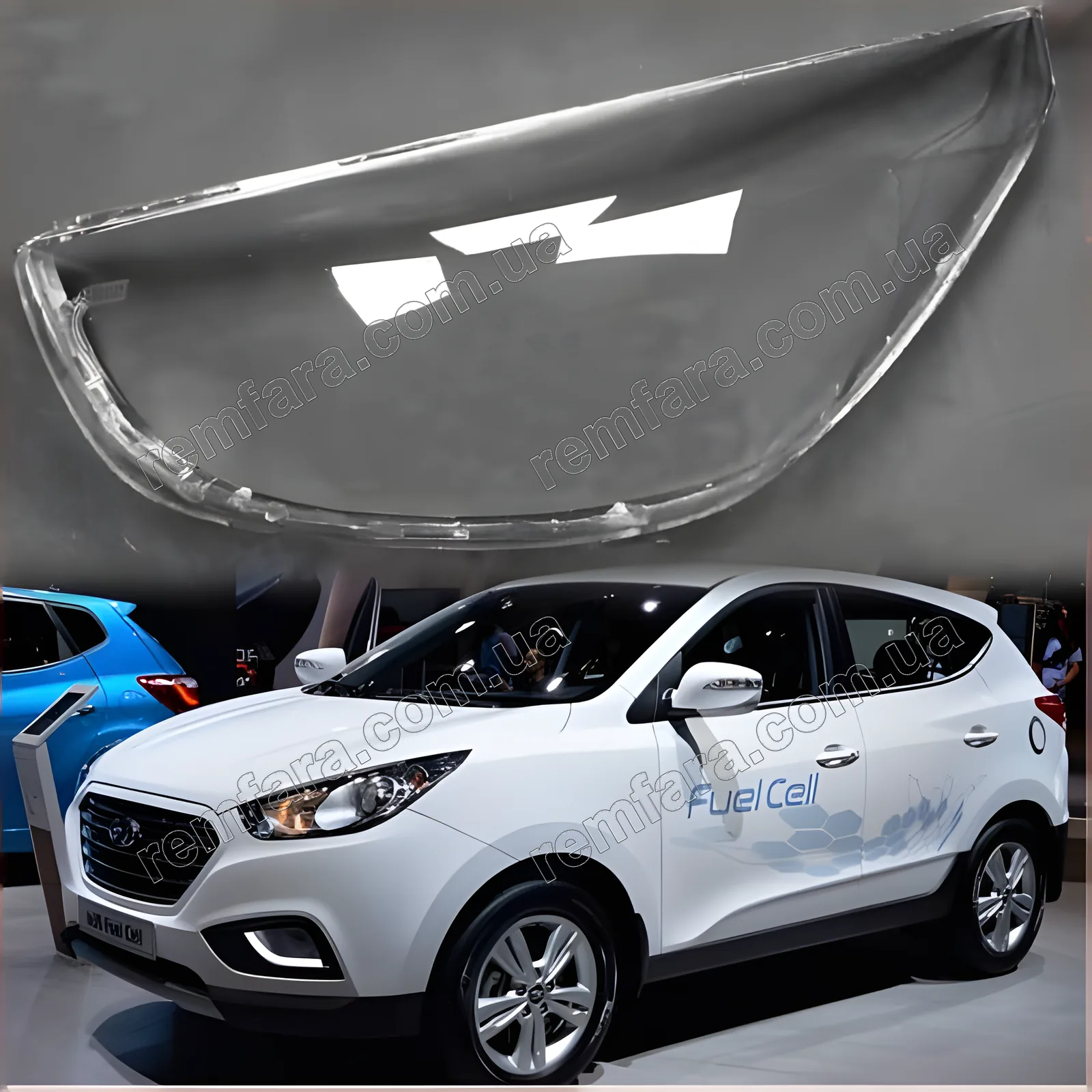 Скло фари Hyundai Tucson 2 LM (2009–2015)