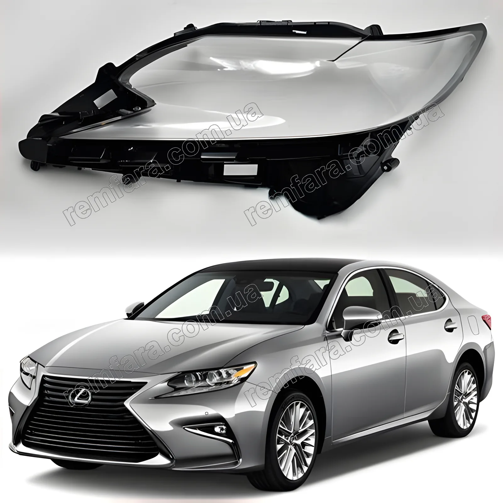 Скло фари LEXUS ES 6 (2015–2019) рестайл