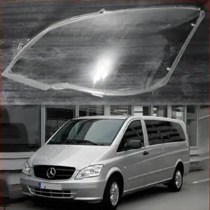 Скло фари Mercedes Vito, Viano 2 V Class W639 2010-2014 Рестайл