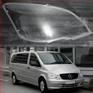 Стекло фары Mercedes Vito, Viano 2 V Class W639 2010-2014 Рестайл