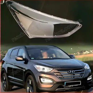 Стекло фары Hyundai Santa Fe 3 DM (2012–2016) Дорестайл