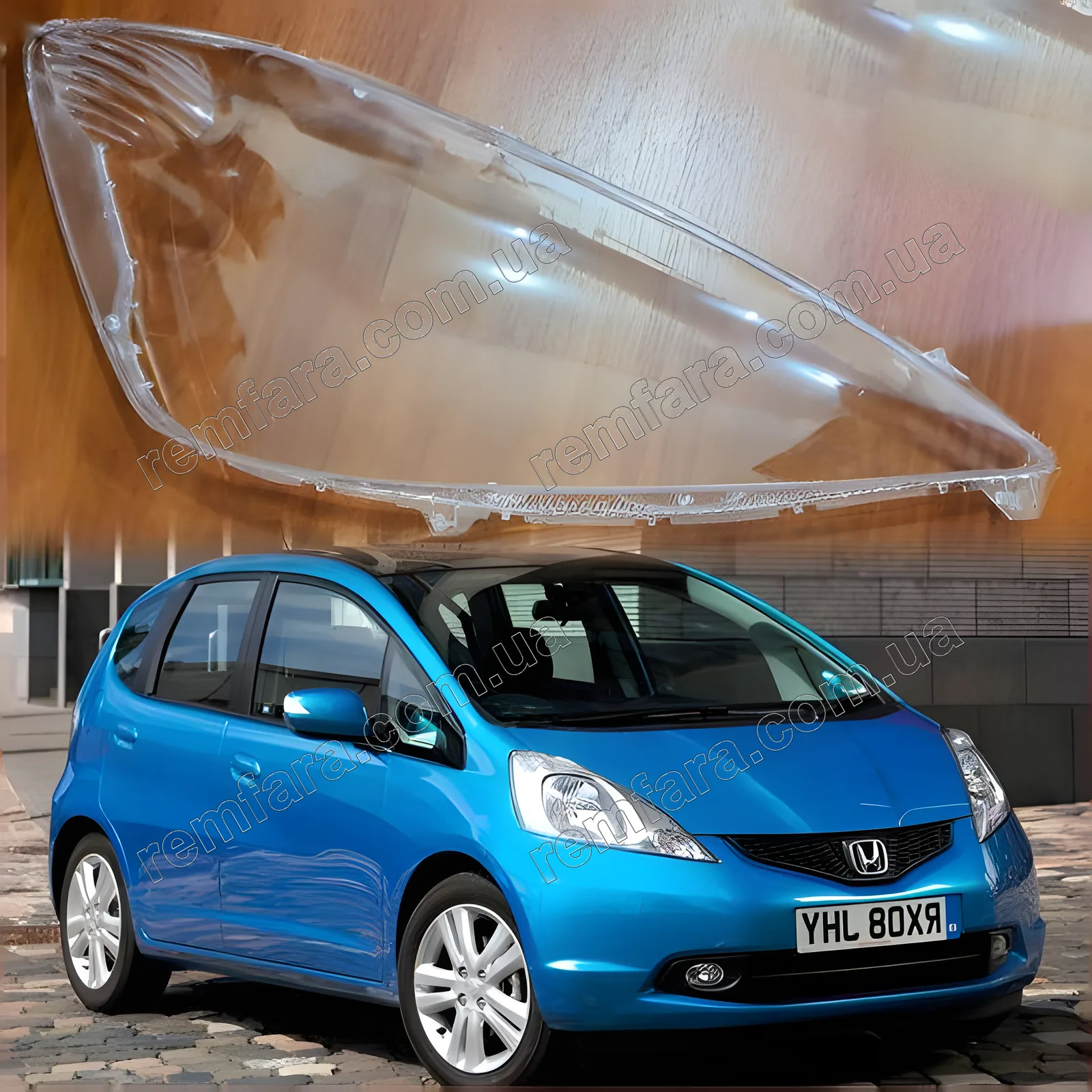 Стекло фары Honda Jazz 2 (2007–2011)