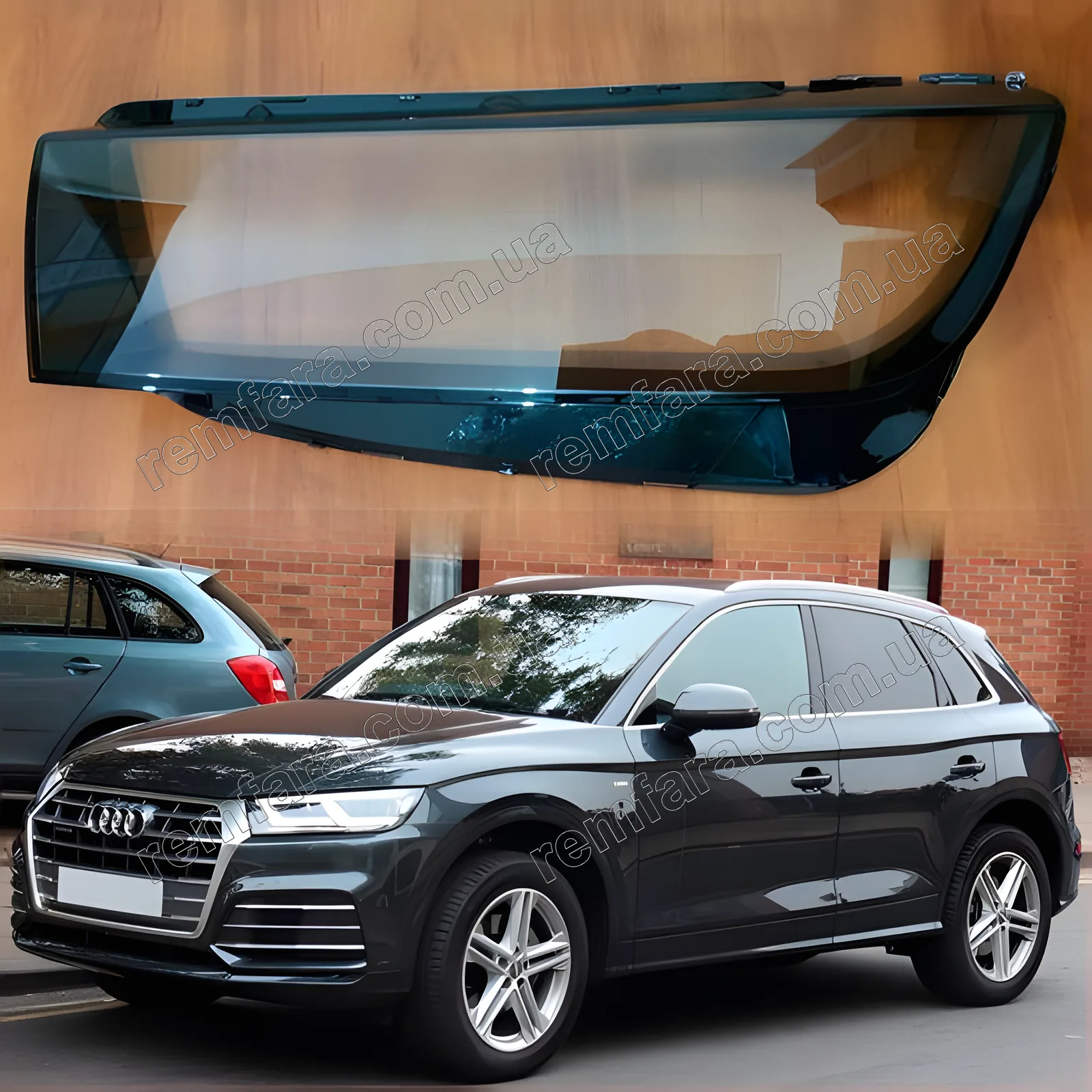 Скло фари Audi Q5 FY (2017–2021)