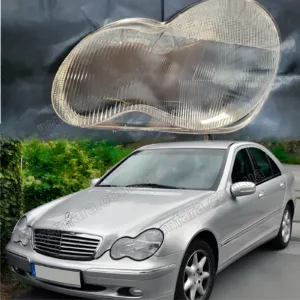 Скло фари Mercedes C Class W203 (2000–2004) Дорестайл