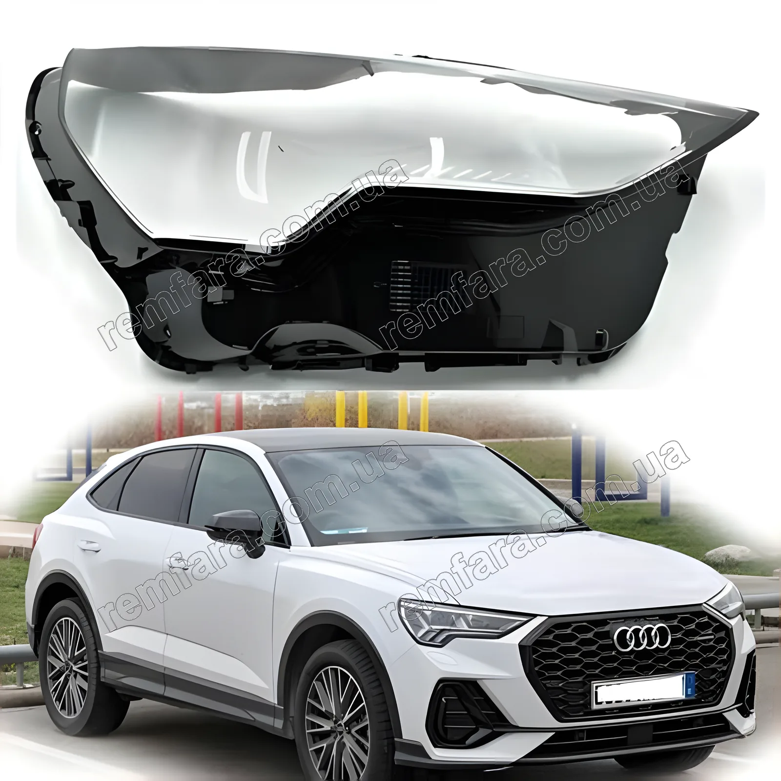 Стекло фары Audi Q3 F3 (2018–2025)